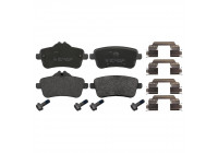 Brake Pad Set, disc brake 16990 FEBI