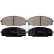 Brake Pad Set, disc brake 170243 FEBI, Thumbnail 2