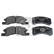 Brake Pad Set, disc brake 170246 FEBI, Thumbnail 2