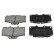 Brake Pad Set, disc brake 170247 FEBI