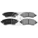 Brake Pad Set, disc brake 170264 FEBI, Thumbnail 2