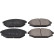 Brake Pad Set, disc brake 170266 FEBI