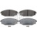 Brake Pad Set, disc brake 170266 FEBI, Thumbnail 2