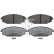 Brake Pad Set, disc brake 170266 FEBI, Thumbnail 2