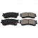 Brake Pad Set, disc brake 170267 FEBI