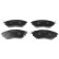 Brake Pad Set, disc brake 170268 FEBI