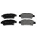 Brake Pad Set, disc brake 170271 FEBI