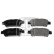 Brake Pad Set, disc brake 170271 FEBI, Thumbnail 2