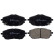 Brake Pad Set, disc brake 170291 FEBI