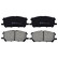 Brake Pad Set, disc brake 170294 FEBI