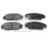 Brake Pad Set, disc brake 170299 FEBI, Thumbnail 2