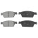 Brake Pad Set, disc brake 170305 FEBI