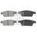 Brake Pad Set, disc brake 170305 FEBI, Thumbnail 2