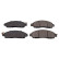 Brake Pad Set, disc brake 170382 FEBI