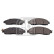 Brake Pad Set, disc brake 170382 FEBI, Thumbnail 2