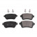 Brake Pad Set, disc brake 170383 FEBI