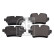 Brake Pad Set, disc brake 170391 FEBI, Thumbnail 2