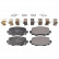 Brake Pad Set, disc brake 170623 FEBI