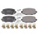 Brake Pad Set, disc brake 170623 FEBI, Thumbnail 2