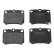 Brake Pad Set, disc brake 170625 FEBI