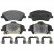 Brake Pad Set, disc brake 170635 FEBI