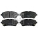 Brake Pad Set, disc brake 170652 FEBI, Thumbnail 2