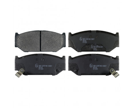 Brake Pad Set, disc brake 170657 FEBI