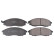 Brake Pad Set, disc brake 170665 FEBI