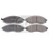 Brake Pad Set, disc brake 170665 FEBI, Thumbnail 2