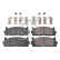 Brake Pad Set, disc brake 170789 FEBI, Thumbnail 3