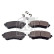 Brake Pad Set, disc brake 170814 FEBI, Thumbnail 2