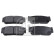 Brake Pad Set, disc brake 170851 FEBI, Thumbnail 2
