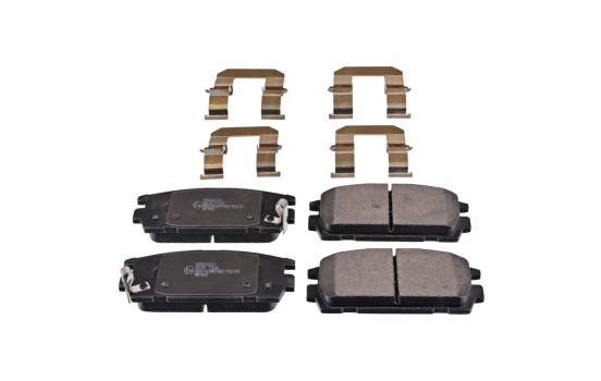 Brake Pad Set, disc brake 170855 FEBI