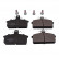 Brake Pad Set, disc brake 170857 FEBI