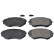 Brake Pad Set, disc brake 170858 FEBI