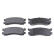 Brake Pad Set, disc brake 170860 FEBI