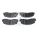 Brake Pad Set, disc brake 170886 FEBI, Thumbnail 2