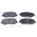 Brake Pad Set, disc brake 170888 FEBI