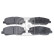 Brake Pad Set, disc brake 170888 FEBI, Thumbnail 2