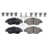 Brake Pad Set, disc brake 170907 FEBI, Thumbnail 2