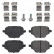 Brake Pad Set, disc brake 171002 FEBI