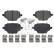 Brake Pad Set, disc brake 171002 FEBI, Thumbnail 2