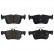 Brake Pad Set, disc brake 171393 FEBI