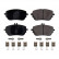 Brake Pad Set, disc brake 171398 FEBI