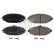 Brake Pad Set, disc brake 171406 FEBI, Thumbnail 2