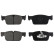 Brake Pad Set, disc brake 171407 FEBI