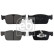 Brake Pad Set, disc brake 171407 FEBI, Thumbnail 2