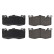 Brake Pad Set, disc brake 171412 FEBI