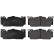 Brake Pad Set, disc brake 172182 FEBI