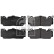 Brake Pad Set, disc brake 172182 FEBI, Thumbnail 2